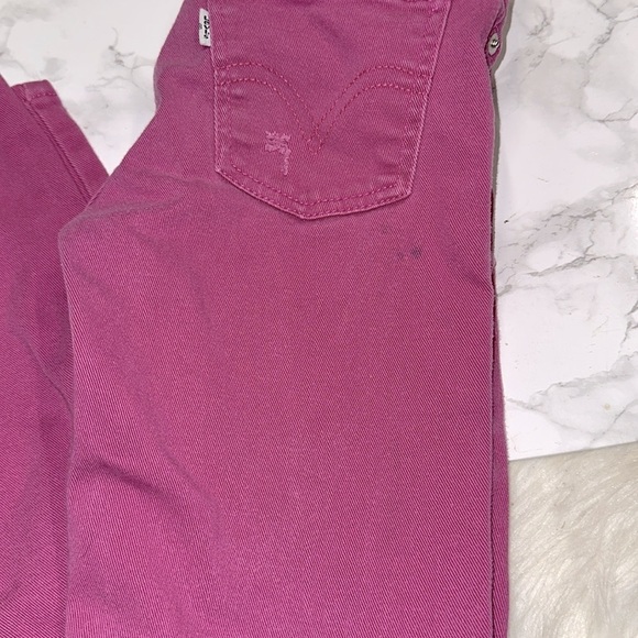 Levi’s Girls Pink Jeans size 12 - Picture 3 of 8
